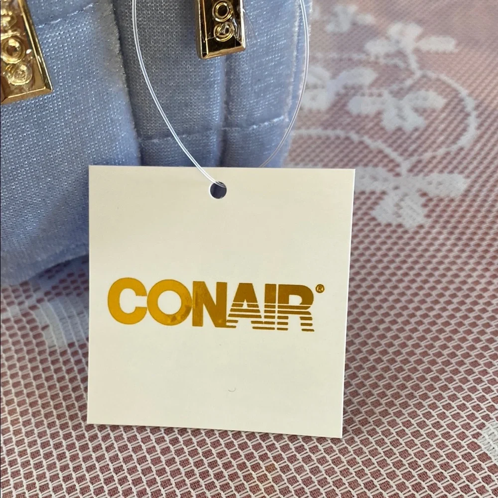 Conair Quilted Velvet Cosmetic Clutch Bag